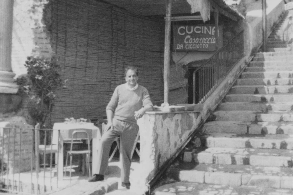 L'ingresso della trattoria
